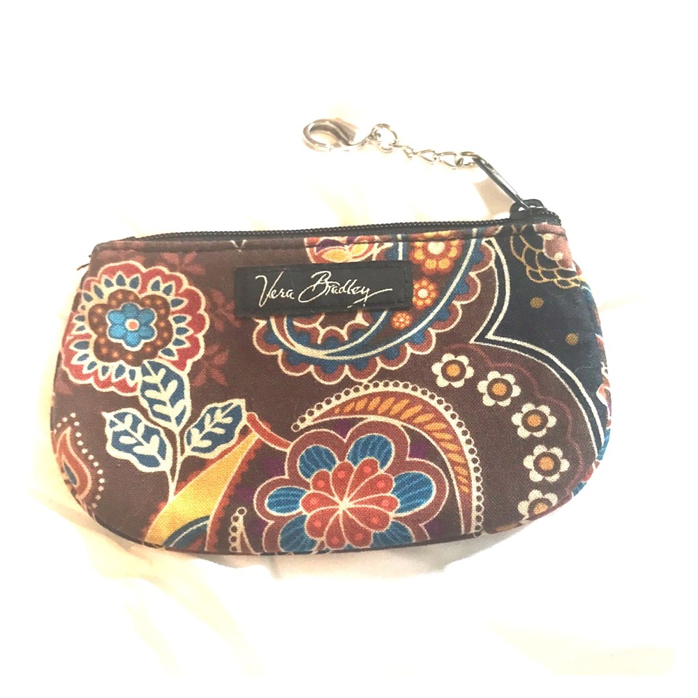 Vera Bradley ID holder keychain card case